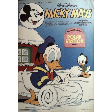 Micky Maus Nr. 5 / 27 Januar 1981 - Polar Station Teil 3