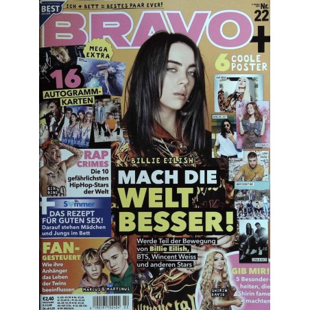 BRAVO Nr.22 / 9 Oktober 2019 - Billie Eilish