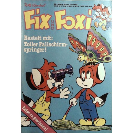 Fix und Foxi 28 Jahrg. Band 16 / 1980 - Toller Fallschirmspringer