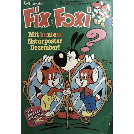 Fix und Foxi 27 Jahrg. Band 51 / 1979 - Naturposter Dezember