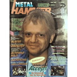 Metal Hammer Heft 7 Juni / 1987 - Udo Dirkschneider