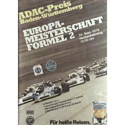 ADAC Preis Europa Meisterschaft Formel 2 / 24 Sept. 1978