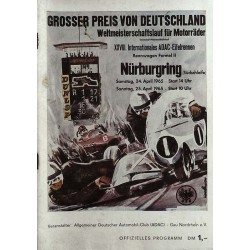 Grosser Preis von Deutschland Motorräder / 24 & 25 April 1965