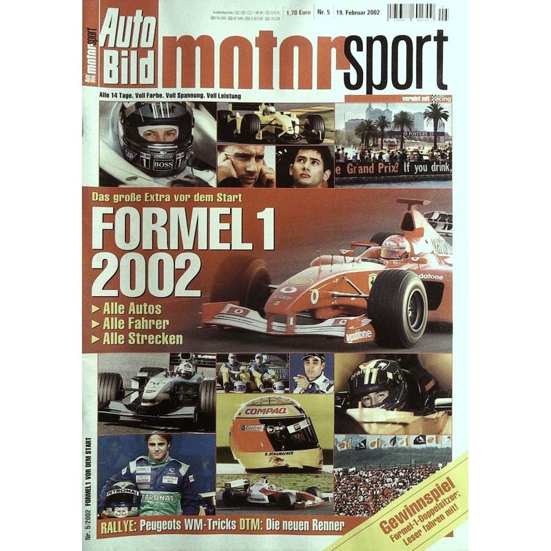 Auto Bild Motorsport Nr.5 / 19 Februar 2002 - Formel 1