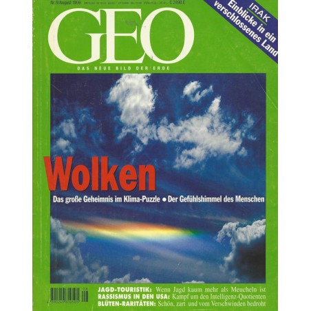Geo Nr. 8 / August 1996 - Wolken