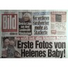 Bild Zeitung Mittwoch, 25 Mai 2022 - Helenes Baby