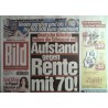 Bild Zeitung Donnerstag, 19 Mai 2022 - Aufstand gegen Rente