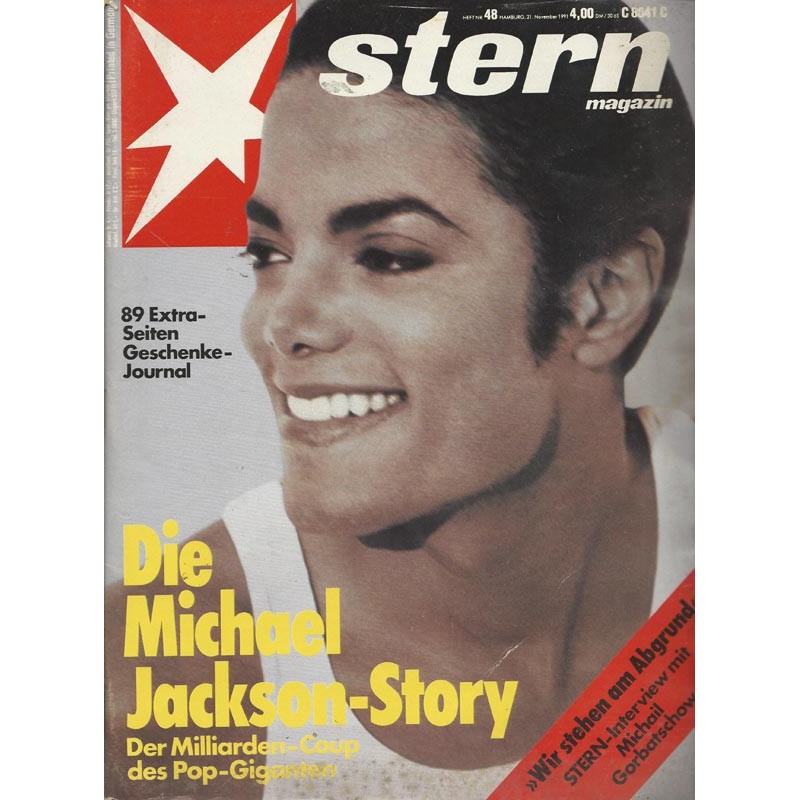 stern Heft Nr.48 / 21 November 1991 - Die Michael Jackson Story