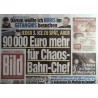 Bild Zeitung Donnerstag, 22 Dezember 2022 - Chaos Bahn Chef