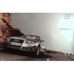 Audi A4 Cabriolet Broschüre inkl. Preisliste - 2006