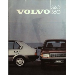 Volvo 340 / 360 Broschüre 1984