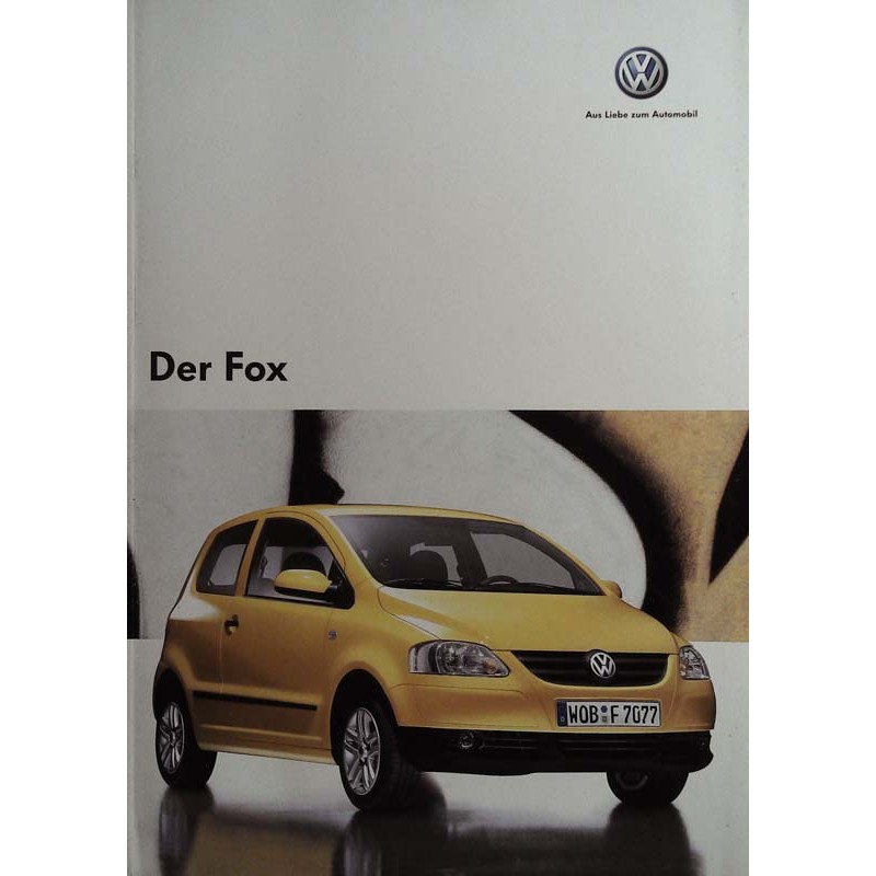 Volkswagen Der Fox Broschüre - 2005