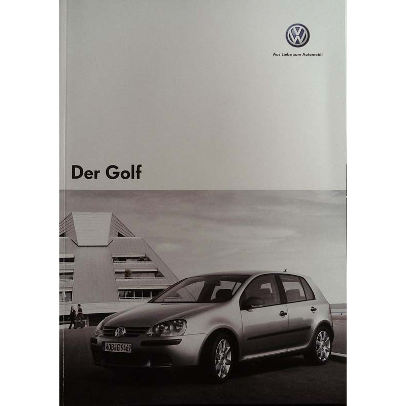Der Golf von VW Broschüre - 2006