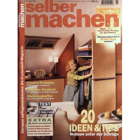 Selber machen Nr.11 November 1998 - 20 Ideen und Tips