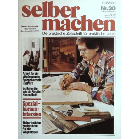 Selber machen Nr. 30 - 21 November 1975 - Intarsien