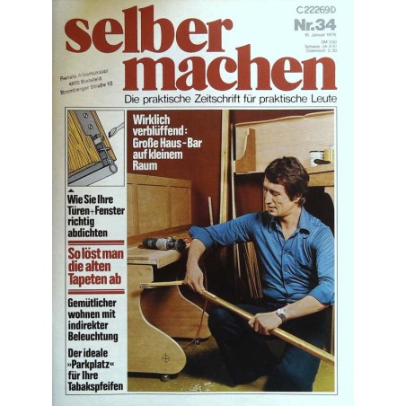 Selber machen Nr. 34 - 16 Januar 1976 - Große Haus-Bar