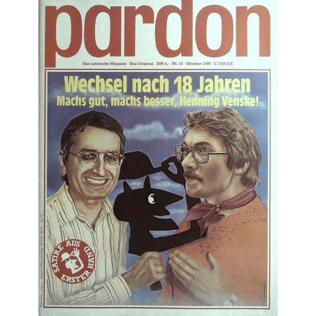 pardon Heft 10 / Oktober 1980 - Henning Venske