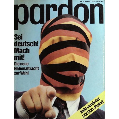 pardon Heft 8 / August 1976 - Nationaltracht zur Wahl