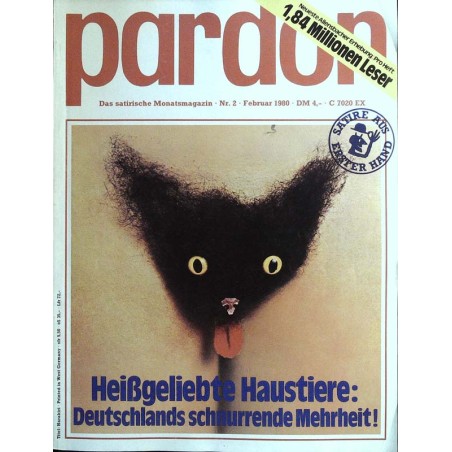 pardon Heft 2 / Februar 1980 - Heißgeliebte Haustiere