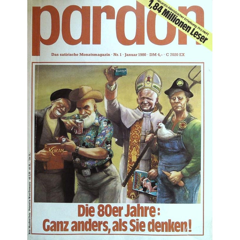 pardon Heft 1 / Januar 1980 - Die 80er Jahre