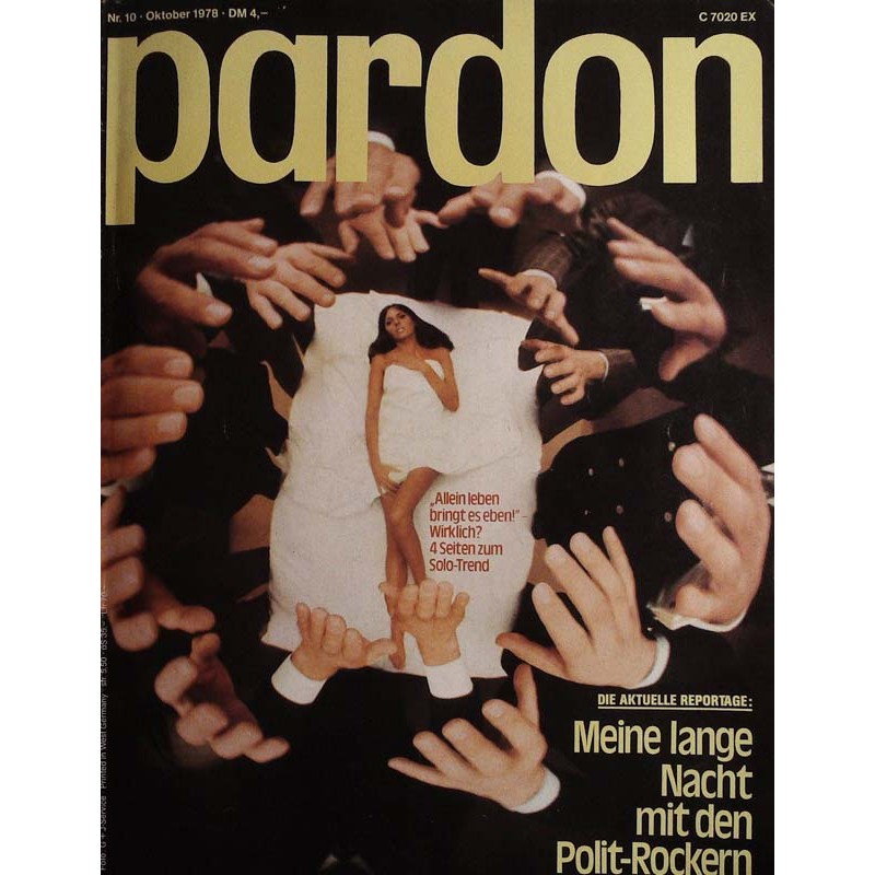 pardon Heft 10 / Oktober 1978 - Solo Trend
