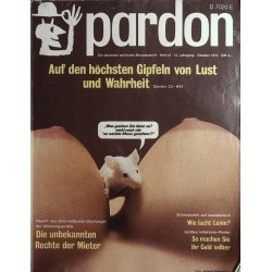 pardon Heft 10 / Oktober 1973 - Eine nackte Maus!
