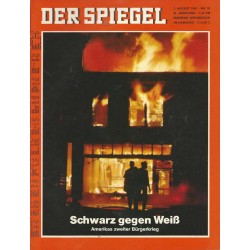 Der Spiegel Nr.33 / 7 August 1967 - Schwarz gegen Weiß