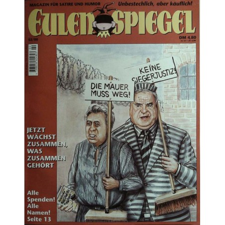 Eulenspiegel 02 / Februar 2000 - Jetzt wächst zusammen, was...