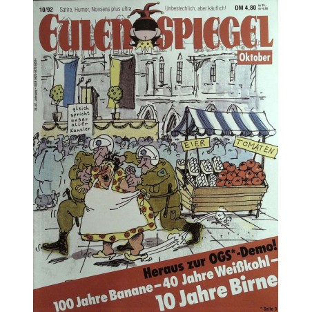 Eulenspiegel 10 / Oktober 1992 - Heraus zur OGS-Demo!