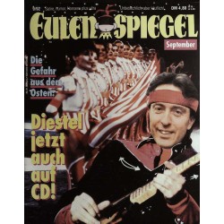 Eulenspiegel 09 / September 1992 - Diestel jetzt auch auf CD!