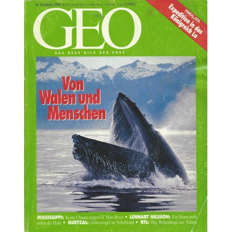 Geo Nr. 10 / Oktober 1993 - Von Walen und Menschen