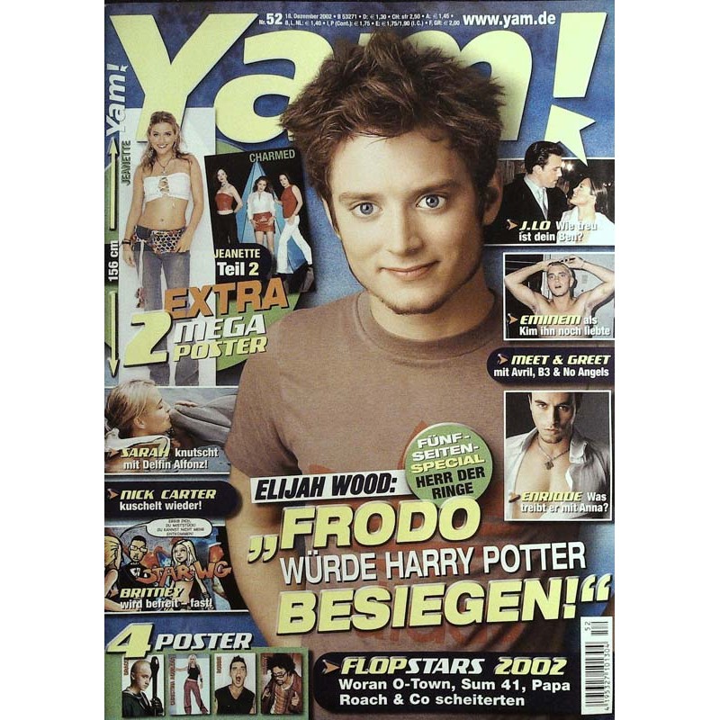 Yam! Nr.52 / 18 Dezember 2002 - Elijah Wood