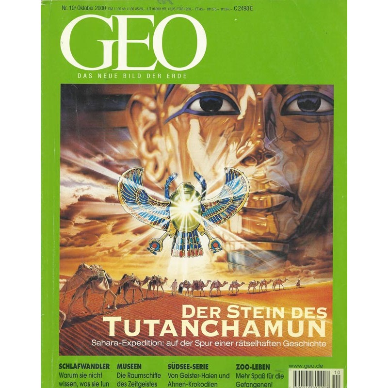 Geo Nr. 10 / Oktober 2000 - Der Stein des Tutanchamun