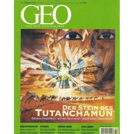 Geo Nr. 10 / Oktober 2000 - Der Stein des Tutanchamun