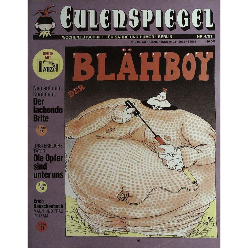 Eulenspiegel Nr. 4 / 1991 - Der Blähboy