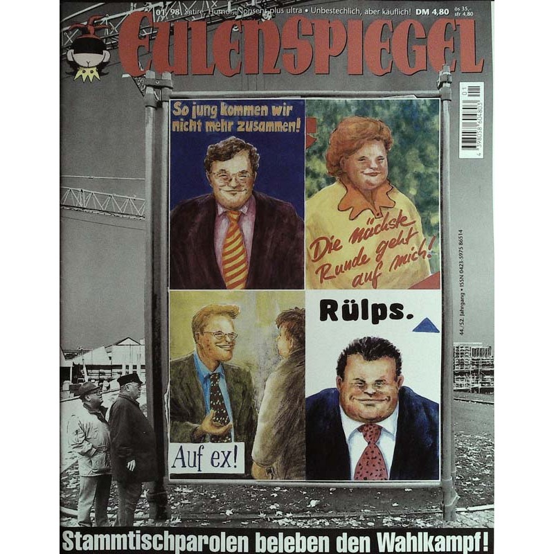 Eulenspiegel 01 / Januar 1998 - Stammtischparolen