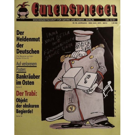 Eulenspiegel Nr. 13 / 1991 - Imma noch Bessa!