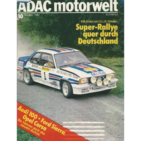 ADAC Motorwelt Heft.10 / Oktober 1982 - Super Ralley ...