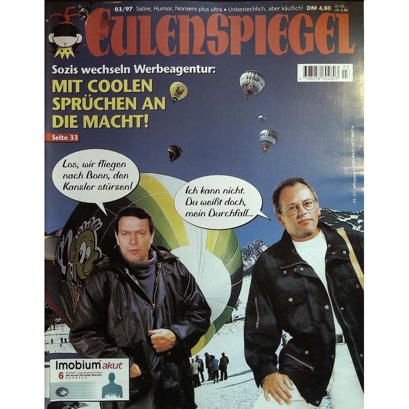 Eulenspiegel 3 / März 1997 - Sozis wechseln Werbeagentur