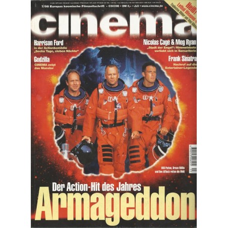 CINEMA 7/98 Juli 1998 - Armageddon