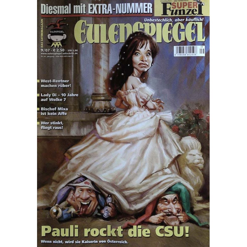 Eulenspiegel 9 / September 2007 - Pauli rockt die CSU!
