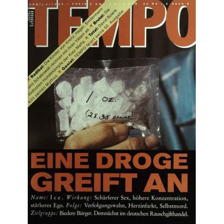 Tempo 4 / April 1990 - Eine Droge greift an