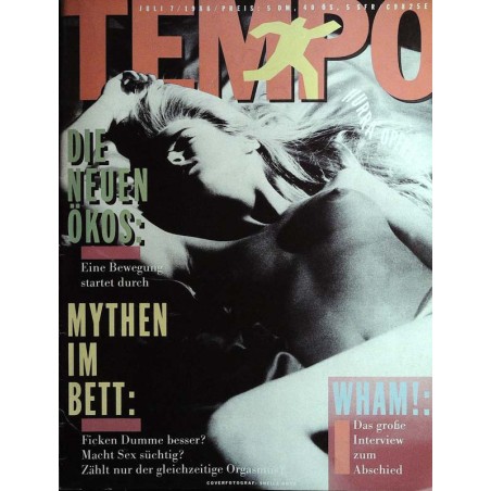 Tempo 7 / Juli 1986 - Mythen im Bett