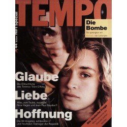 Tempo 9 / September 1989 - Glaube, Liebe, Hoffnung