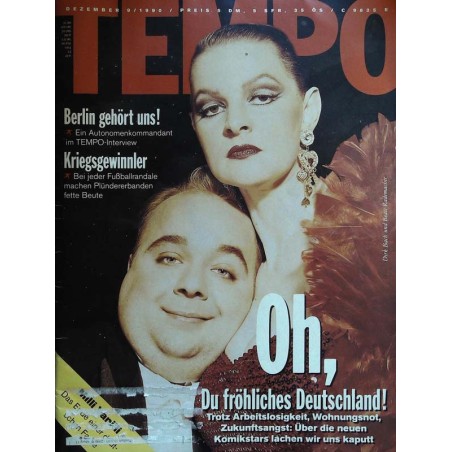 Tempo 12 / Dezember 1990 - Oh, Du fröhliches Deutschland!