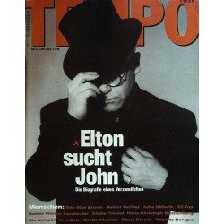 Tempo 6 / Juni 1992 - Elton sucht John