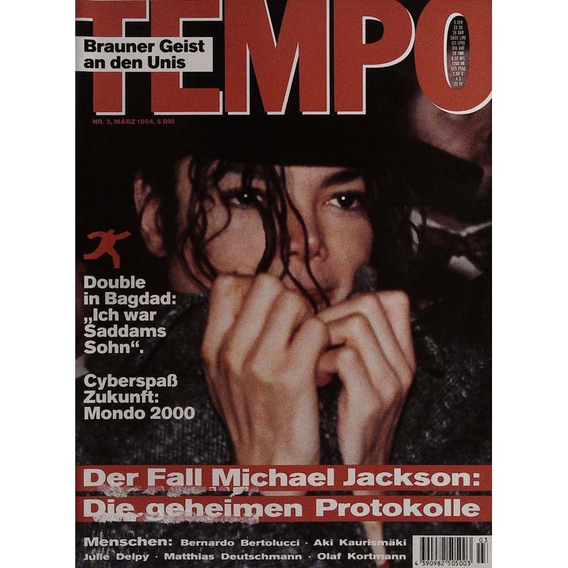 Tempo 3 / März 1994 - Der Fall Michael Jackson