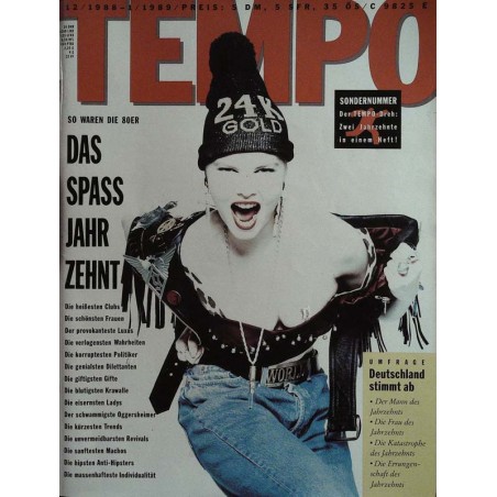 Tempo 12 / Dezember 1988 - 1 Januar 1989 - So waren die 80er