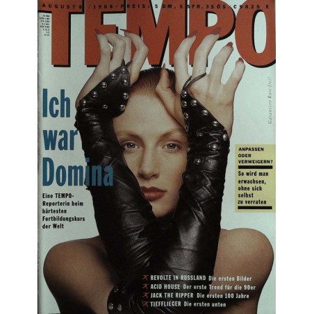 Tempo 8 / August 1988 - Ich war Domina