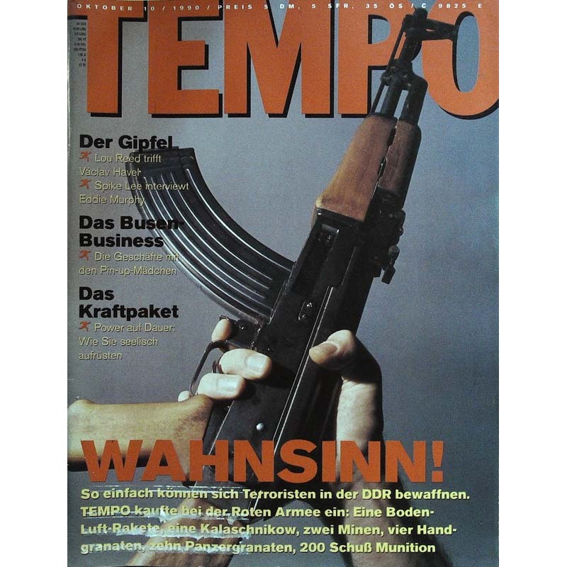 Tempo 10 / Oktober 1990 - Wahnsinn!